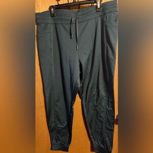 32 Degrees Heat Joggers Cuffed Sweatpants Blue Deep Pockets Athletic Pants XL